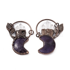 Природный аметист большие кулоны&nbsp;G-D483-02AB