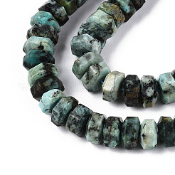 Бусы натуральная африканская бирюза (яшма)&nbsp;G-N357-14A-06