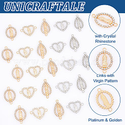 50 шт. 5 стиля религиозные сплавные соединительные подвески&nbsp;FIND-UN0002-29