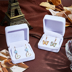 2шт бархатные коробки для сережек&nbsp;VBOX-BBC0001-01C