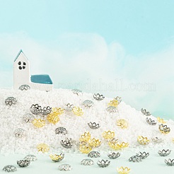 300 шт. 3 стиля железных причудливых бусин&nbsp;IFIN-FS0001-07