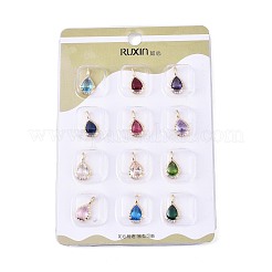 Подвески из латуни и циркония&nbsp;KK-T073-33G