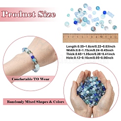 205 г прозрачных стеклянных бусин&nbsp;DGLA-YW0001-57A