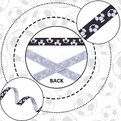 4 рулон 4-х видов полиэстеровой спортивной ленты с принтом в виде мяча&nbsp;OCOR-GF0004-31B