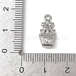 Подвески из латуни с прозрачным фианитом&nbsp;KK-L238-08P