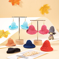 Наборы для самостоятельного изготовления сережек-подвесок из шерстяной пряжи&nbsp;DIY-TA0011-32