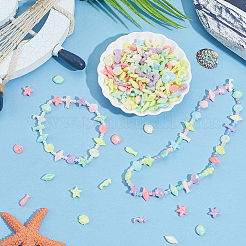 100 г непрозрачных акриловых бусин&nbsp;SACR-PA0001-14