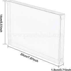 Прозрачный прямоугольник из пвх Подарочная коробка для конфет&nbsp;CON-BC0006-27