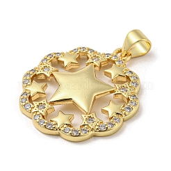 Стойки обшивки латунь микро проложить Циркон подвеску&nbsp;KK-F869-21G