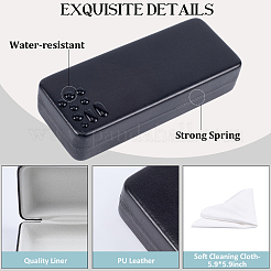 1 шт. кожаный футляр для очков&nbsp;AJEW-CN0004-77B