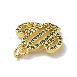 Латунные микро проложить кубического циркония подвески&nbsp;KK-B059-09G