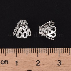 Многолепестковые филигранные железные бусинки&nbsp;E114-S