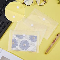 50 шт. прямоугольных прозрачных пластиковых карманов для файлов из полипропилена&nbsp;AJEW-FH0007-15