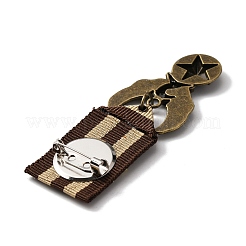 Сплав в стиле ретро в британском стиле преппи с железными булавками на лацкане&nbsp;FIND-WH0120-33C