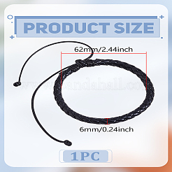 1шт набор плетеных браслетов из искусственной кожи для женщин и мужчин&nbsp;BJEW-LP0003-39