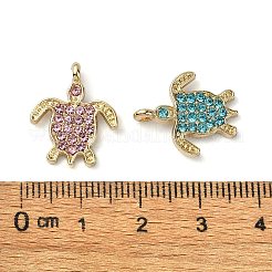 Золотые подвески из сплава со стразами&nbsp;PALLOY-F308-17G