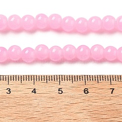 Выпечки окрашены имитация нефрита стекловолокна круглый шарик&nbsp;LS-DGLA-XCP0001-25