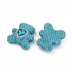 Ручной полимерной глины шариков Rhinestone&nbsp;CLAY-NH0001-12D