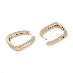 Серьги-кольца из прозрачного кубического циркония&nbsp;EJEW-L292-015G