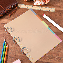 Разделители индексных листов блокнота на дисках&nbsp;AJEW-WH20011-03C