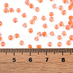 Светящиеся в темноте прозрачные стеклянные бусины 8/0 шт.&nbsp;SEED-YWC0001-01C