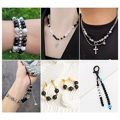 500шт. набор стеклянных бусин 20 стилей&nbsp;GLAA-TA0002-96