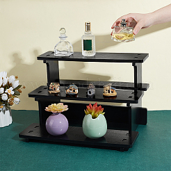 1 пакет 3-х уровневые деревянные подставки для косметики&nbsp;ODIS-PH0002-02