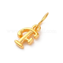 925 подвеска в виде буквы из стерлингового серебра с соединительными кольцами&nbsp;LS-STER-R008-01G-F