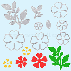 2 стили трафареты для вырезания бабочек и цветов&nbsp;DIY-CP0011-95