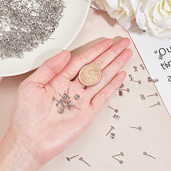 Фурнитура для сережек-гвоздиков из нержавеющей стали 304&nbsp;STAS-UN0006-18P