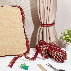 Отделка шнуром из полиэстера&nbsp;SRIB-WH0011-340