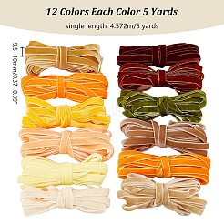 60 ярд 12 цвета односторонняя бархатная лента SRIB-AR0001-21