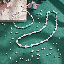 320 шт. латунные цельные круглые бусины&nbsp;KK-ME0002-69