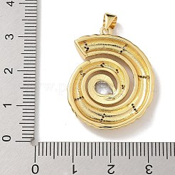 Подвески из латуни и стекла&nbsp;KK-M300-05G-01