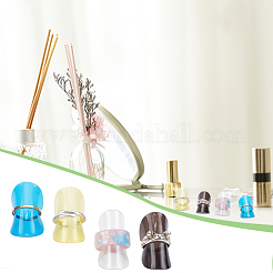 40 шт. 4-х цветные пластиковые доски для демонстрации колец ювелирных изделий KY-PH0001-47