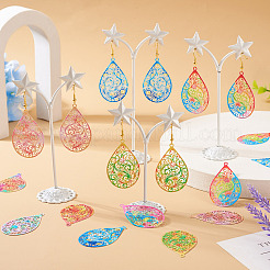 16 шт. большие филигранные подвески из нержавеющей стали 430&nbsp;STAS-TA0002-26