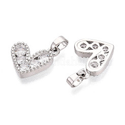 Латунные микро проложить кубического циркония подвески&nbsp;KK-T073-50P