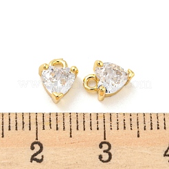 Стойки обшивки латунь микро проложить кубическую прелесть диоксида циркония&nbsp;KK-C038-08G