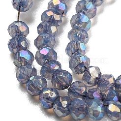 Прозрачная выпечка окрашенные стеклянные бусины нити&nbsp;DGLA-F002-02A-01