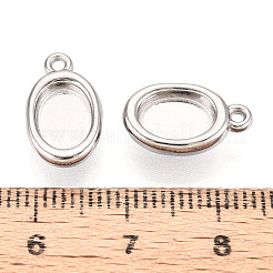 Оправы для подвесок из нержавеющей стали 304 в виде кабошонов&nbsp;STAS-N114-47P