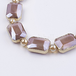 Непрозрачное стекло бисер нитей&nbsp;EGLA-K013-PL-03I