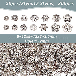 300шт 15 стиля бусины из сплава в тибетском стиле&nbsp;FIND-GO0002-02