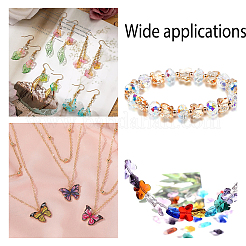 Гальванизируйте прозрачные стеклянные бусины&nbsp;EGLA-AR0001-04