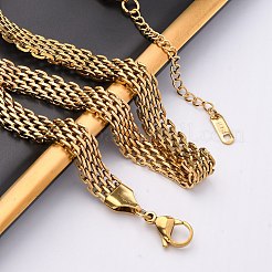 Ожерелья из цепочек из нержавеющей стали 304 толщиной 8 мм&nbsp;NJEW-Q013-04G