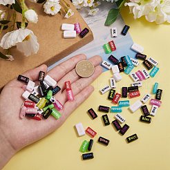 200 г 4 стиля прозрачные акриловые бусины&nbsp;MACR-SZ0001-16