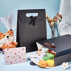 Прямоугольные бумажные подарочные пакеты&nbsp;CARB-WH0017-14B-05