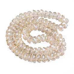 Гальванизируйте прозрачное стекло бисер нитей&nbsp;EGLA-N002-37-F03