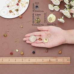 Набор для самостоятельного изготовления сережек из деревянных бусин&nbsp;DIY-SC0017-64