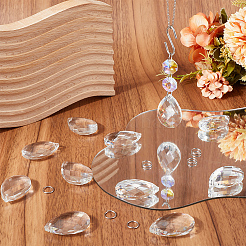 Наборы для самостоятельного изготовления ловца солнца в форме слезы&nbsp;DIY-SP0001-28