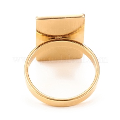 Кольца из нержавеющей стали 304 с широкими полосами&nbsp;RJEW-P080-05G